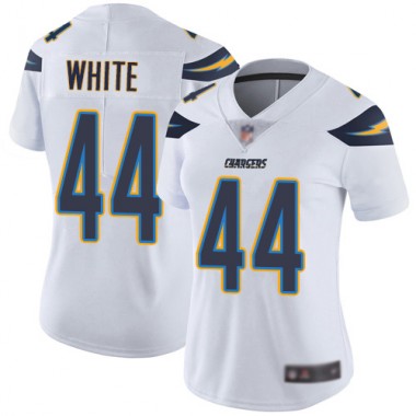 Los Angeles Chargers NFL Football Kyzir White White Jersey Women Limited #44 Road Vapor Untouchable->youth nfl jersey->Youth Jersey